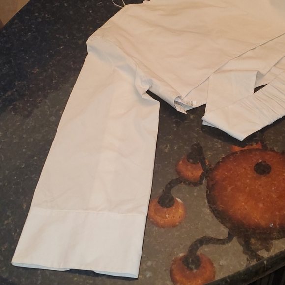 Zara Cutout Wrap Around Crop Top White Medium - Picture 6 of 8